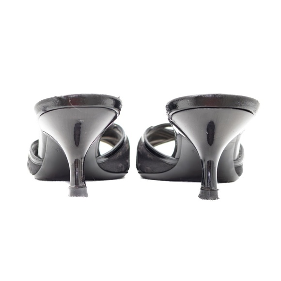 Louis Vuitton Monogram Canvas Bow Slide Kitten Heels – Size EU 37 / UK 4 / US 7 - Picture 7 of 9